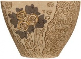 шамотная  керамическая  ваза  КАРИБЫ